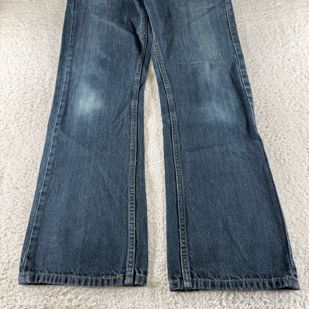 Levis 527 Jeans Mens 33x32 Blue Modern Bootcut Denim Medium Wash Pants Used - Picture 4 of 10